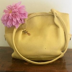 FOSSIL yellow purse